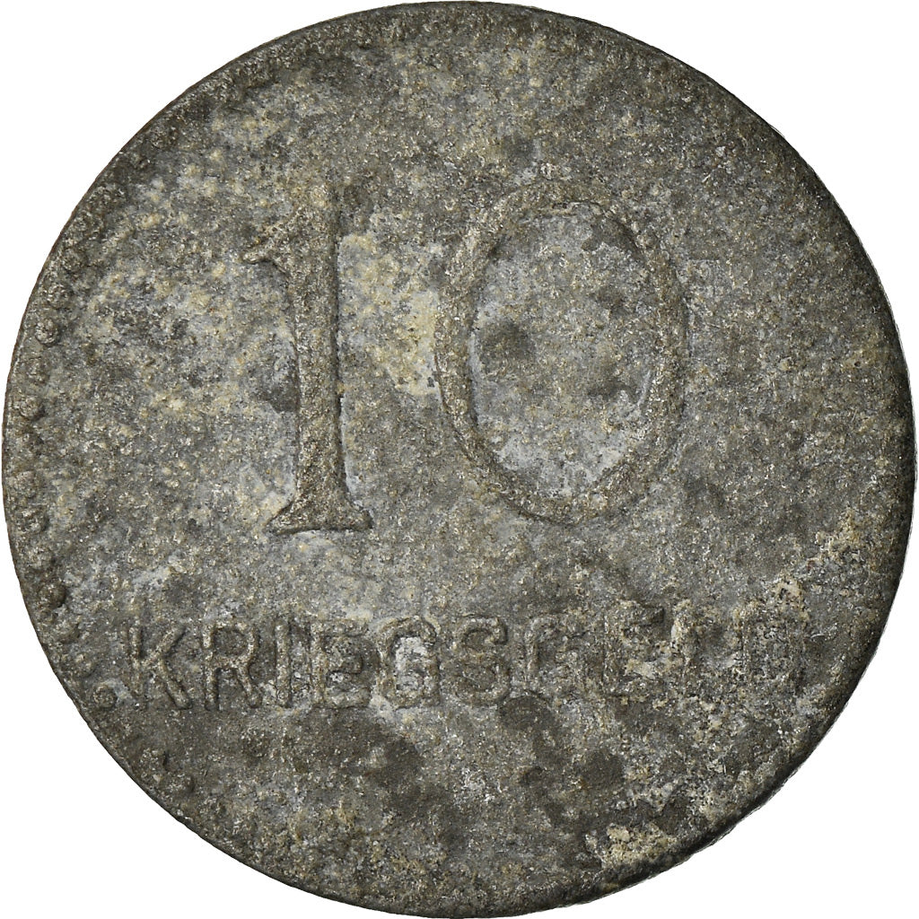 Coin, Germany, Kriegsgeld, Kaiserlautern, 10 Pfennig, 1917, EF(40-45), Zinc