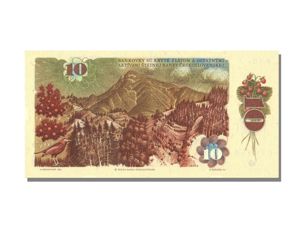 Czechoslovakia, 10 Korun, 1986, KM #94, UNC(65-70), P30