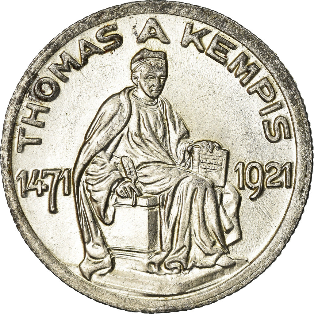 Coin, Germany, Thomas A Kempis, Kempen-Rhein, 50 Pfennig, 1921, AU(55-58), Iron