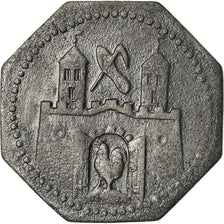 Coin, Germany, Kleingeldersatz, Suhl, 10 Pfennig, EF(40-45), Zinc