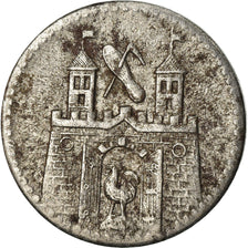 Coin, Germany, Kleingeldersatz, Suhl, 5 Pfennig, EF(40-45), Iron