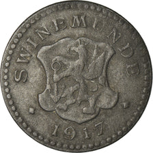 Coin, Germany, Kriegsgeld, Swinemünde, 10 Pfennig, 1917, EF(40-45), Zinc