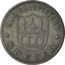 Coin, Germany, Kriegsnotgeld, Speyer, 50 Pfennig, 1917, AU(50-53), Zinc