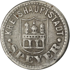 Coin, Germany, Kriegsnotgeld, Speyer, 10 Pfennig, 1918, EF(40-45), Iron