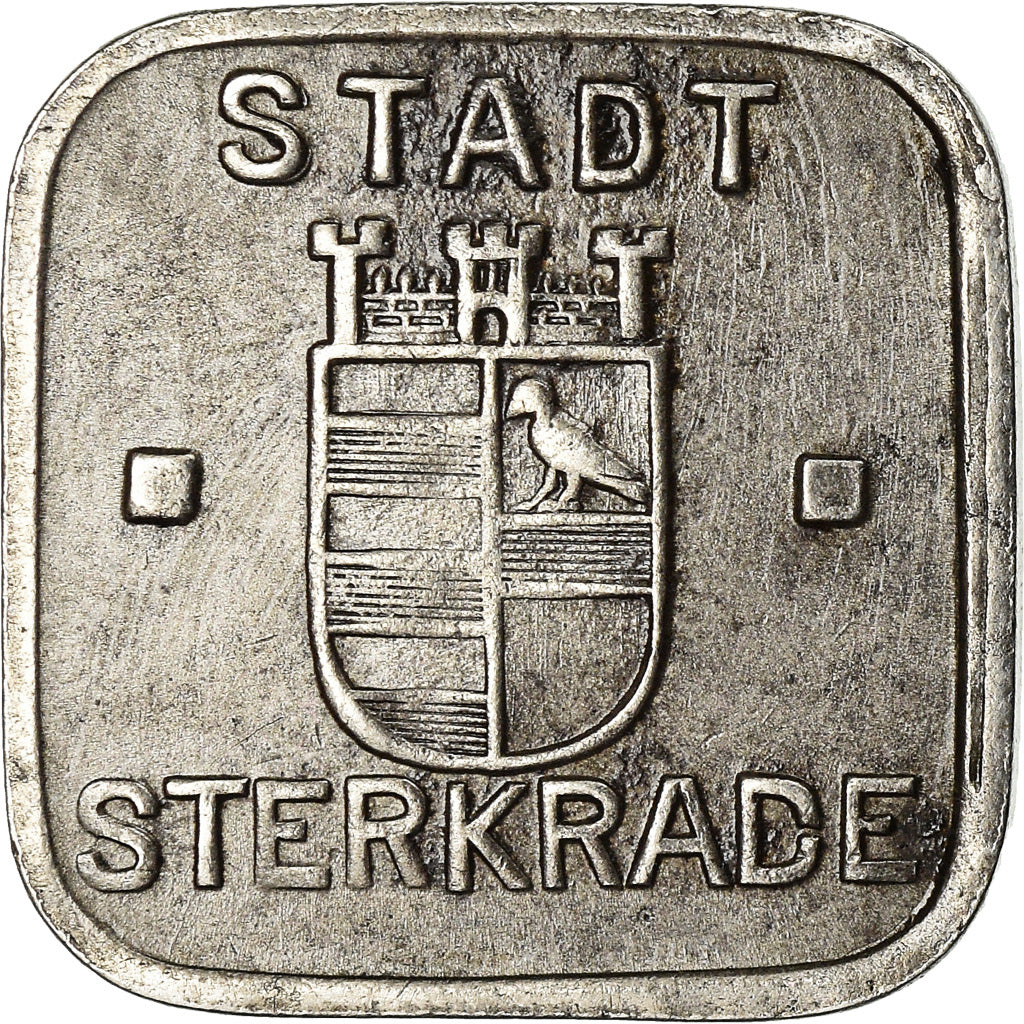 Coin, Germany, Kriegsgeld, Sterkrade, 50 Pfennig, 1918, AU(50-53), Iron