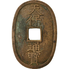 Moeda, Japão, 100 Mon, Tempo Tsuho, 1835-70, VF(30-35), Bronze, KM:7