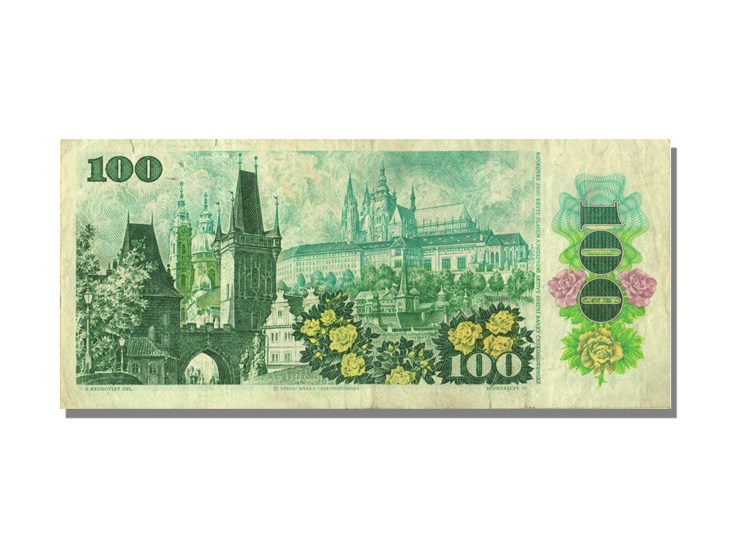 Czechoslovakia, 100 Korun, 1989, KM #97, EF(40-45), A15