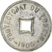 Coin, Tonkin, 1/600 Piastre, 1905, MS(60-62), Zinc, KM:1