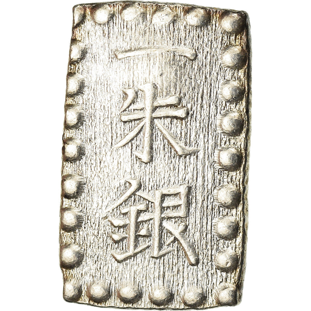 Coin, Japan, Mutsuhito, Shu, Isshu Gin, 1868-1869, MS(63), Silver, KM:12a