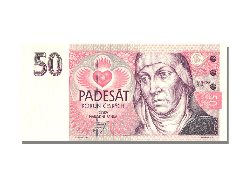 Czech Republic, 50 Korun, 1993, UNC(65-70), A07