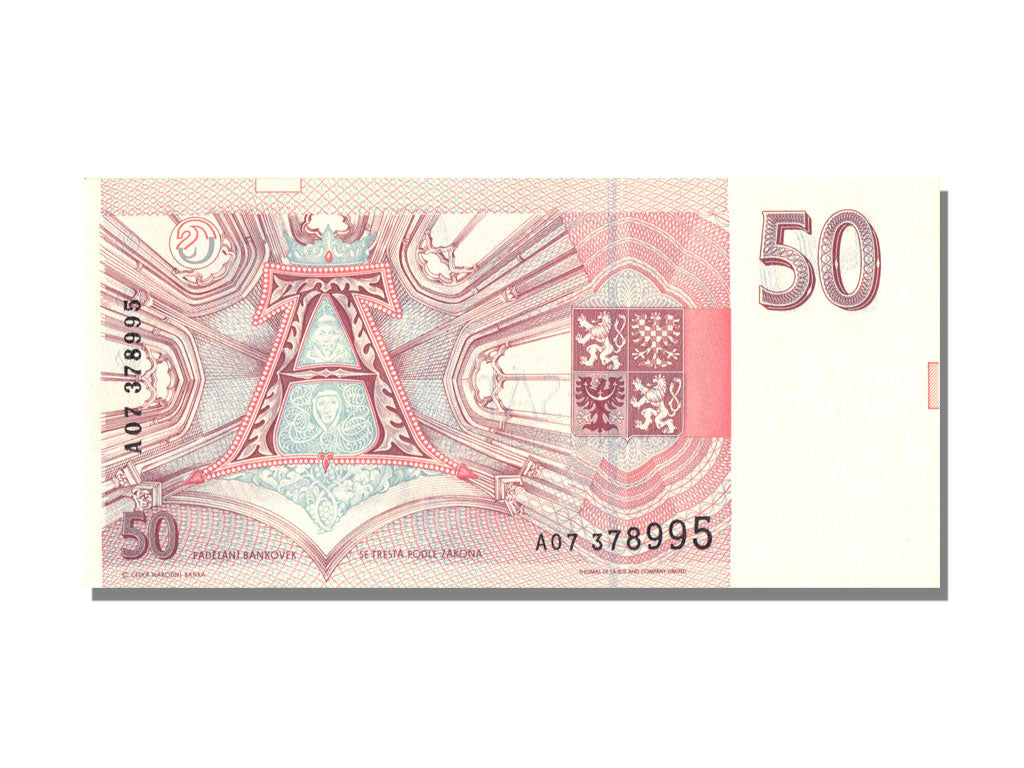 Czech Republic, 50 Korun, 1993, UNC(65-70), A07