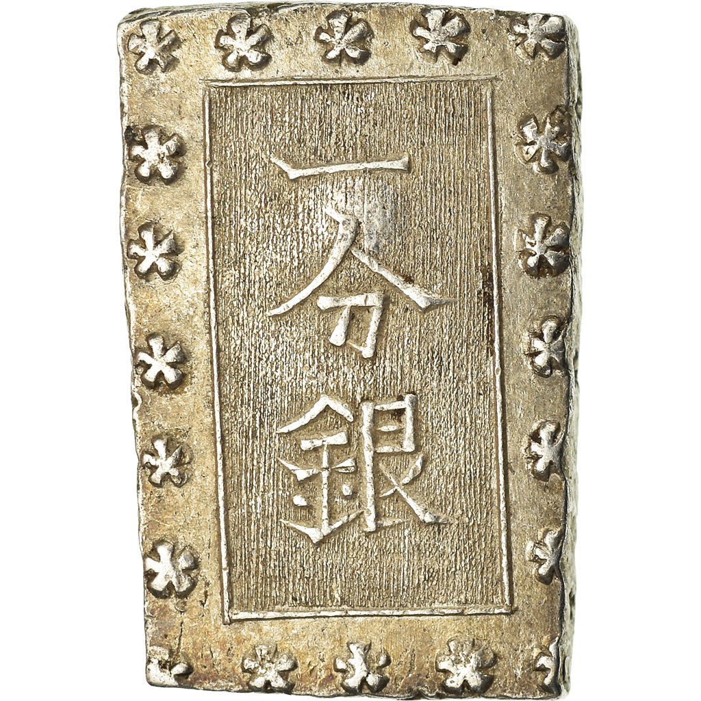 Coin, Japan, Bu, Ichibu, 1859-1868, AU(55-58), Silver, KM:16a