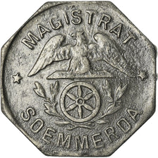 Moneda, Alemania, Kleingeldersatzmarke, Söemmerda, 10 Pfennig, MBC, Cinc