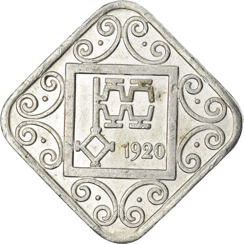 Coin, Germany, Notgeld, Soest, 5 Pfennig, 1920, AU(55-58), Aluminum