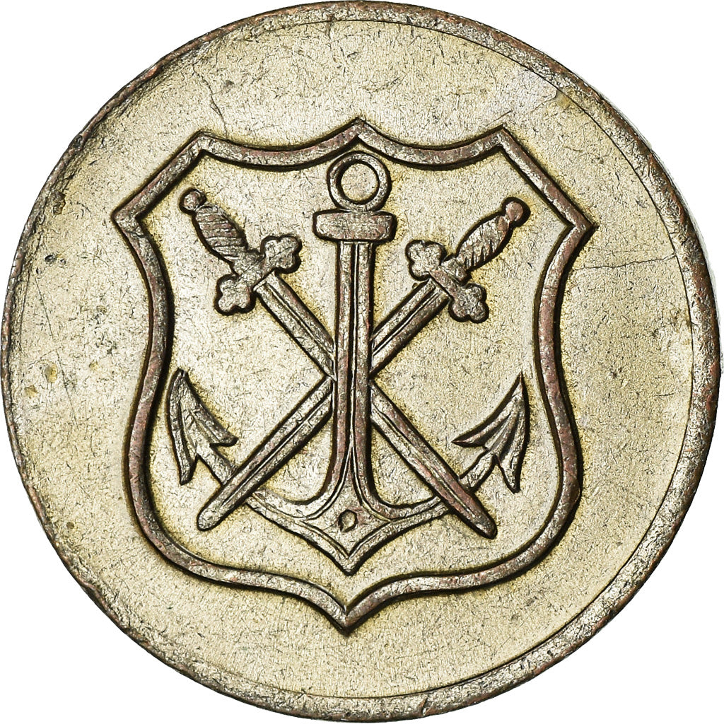 Coin, Germany, Notgeld, Solingen, 5 Pfennig, 1919, AU(50-53), Iron