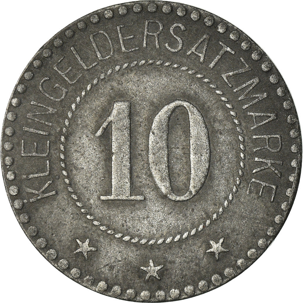 Coin, Germany, Kleingeldersatzmarke, Schwarzenbach, 10 Pfennig, 1917, EF(40-45)