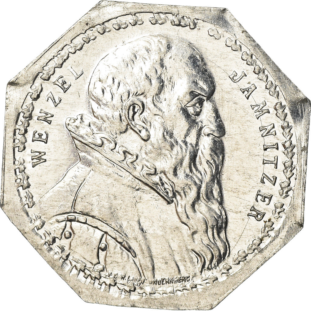 Coin, Germany, Strassenbahn, WENZEL JAMNITZER, Nürnberg-Fürther, 20 Pfennig