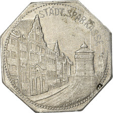 Coin, Germany, Strassenbahn, STÄDT SPARKASSE, Nürnberg-Fürther, 20 Pfennig