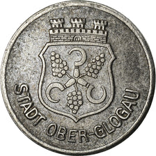 Coin, Germany, Kriegsgeld, Ober-Glogau, 10 Pfennig, 1918, AU(50-53), Iron