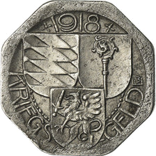 Coin, Germany, Kriegsgeld, Oberndorf, 5 Pfennig, 1918, AU(50-53), Iron