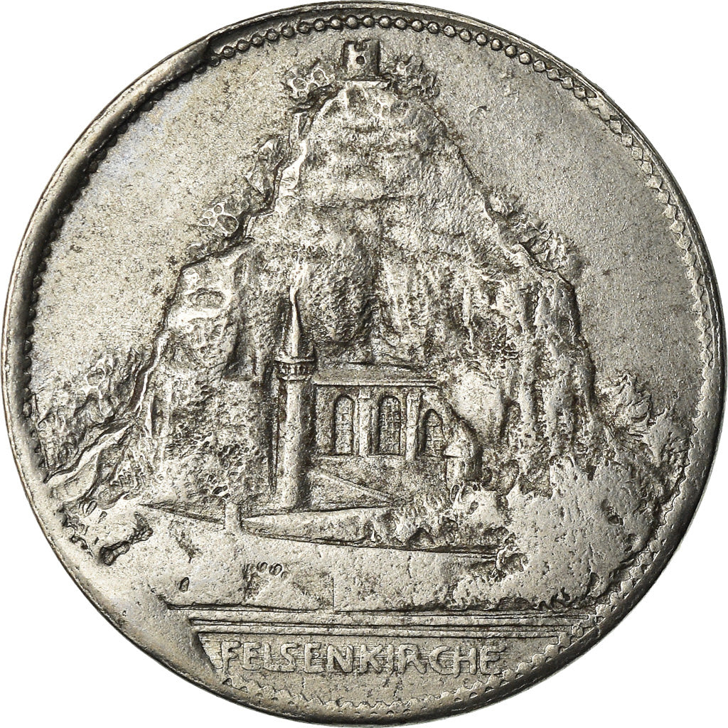 Coin, Germany, Notgeld, Oberstein, 10 Pfennig, 1919, EF(40-45), Iron