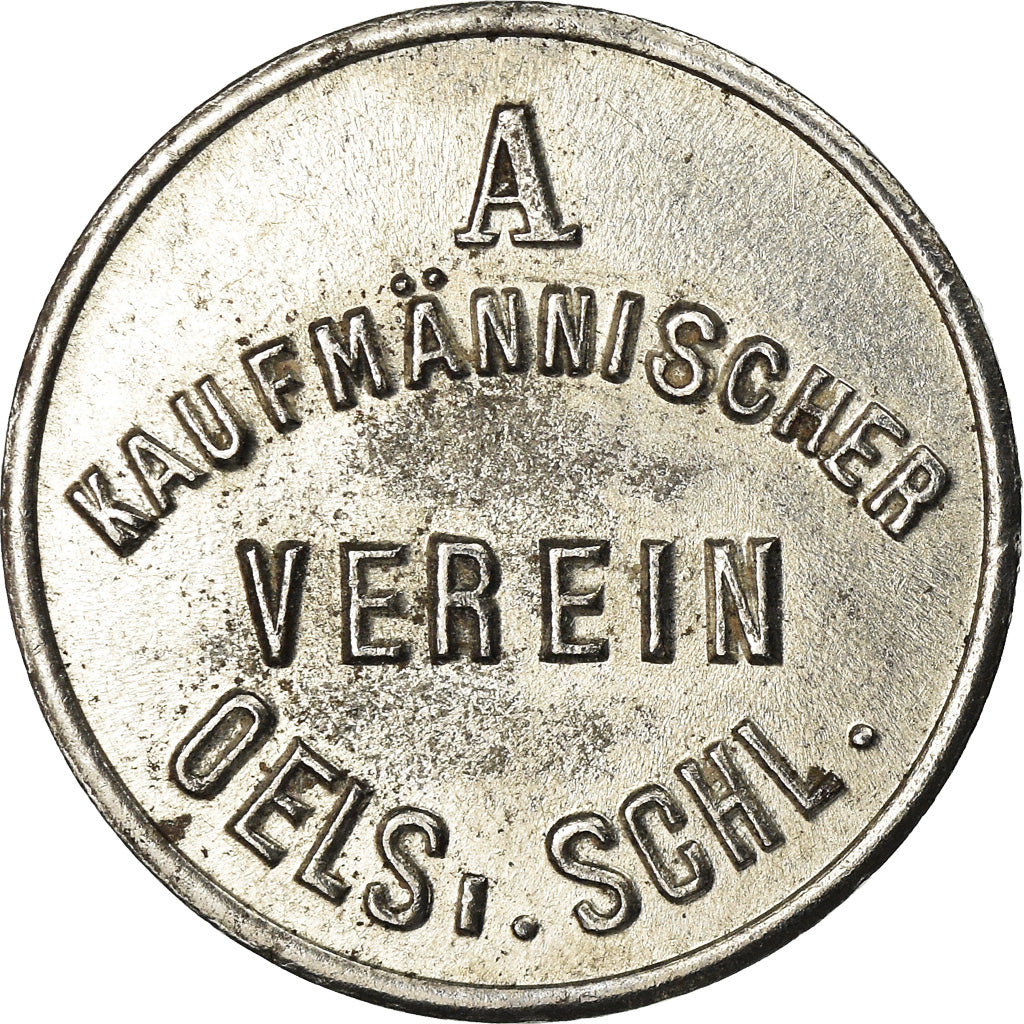Coin, Germany, Notgeld, Oels, 10 Pfennig, 1920, AU(55-58), Iron
