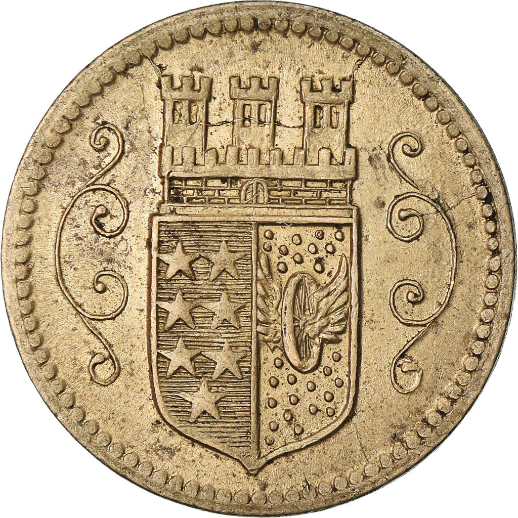 Coin, Germany, Notgeld, Ohligs, 5 Pfennig, 1920, AU(55-58), Iron