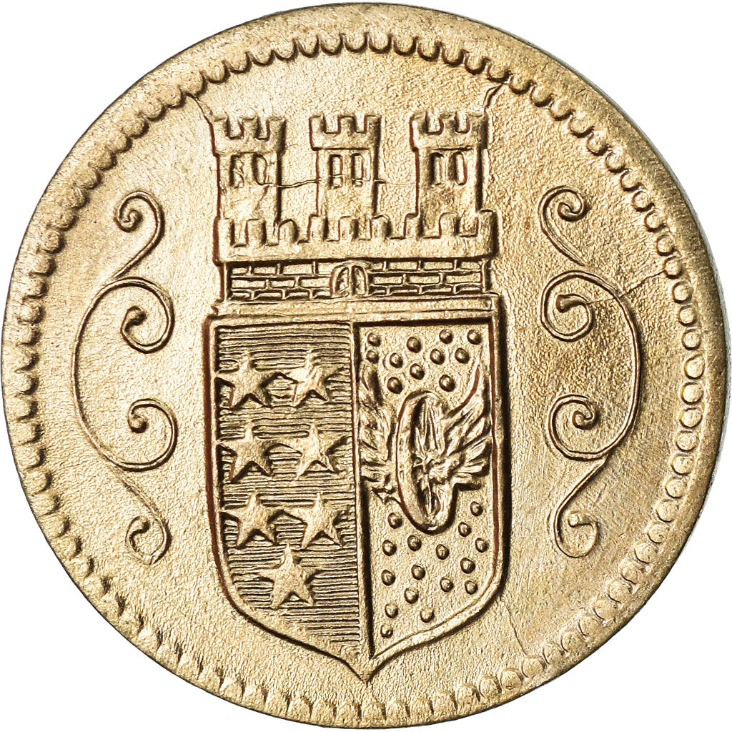 Coin, Germany, Notgeld, Ohligs, 5 Pfennig, 1920, AU(55-58), Iron