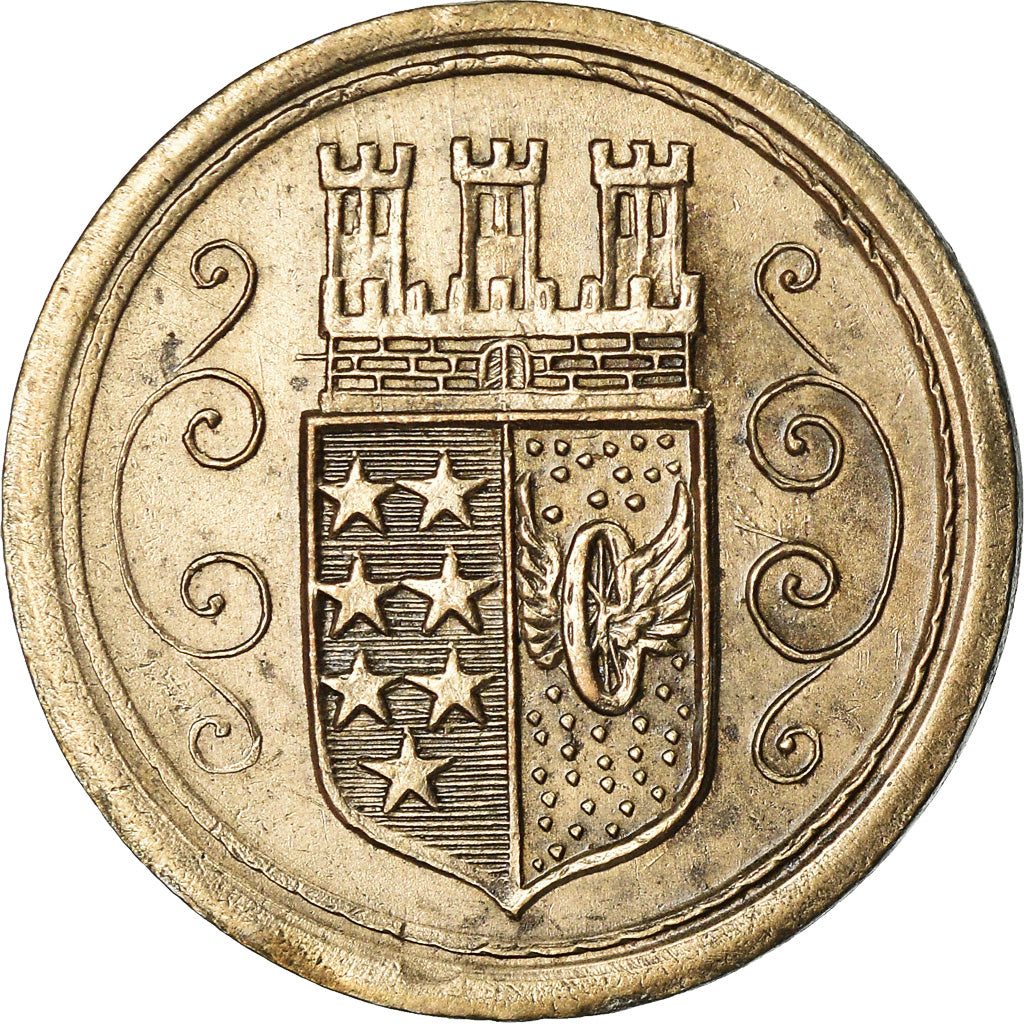 Coin, Germany, Notgeld, Ohligs, 5 Pfennig, 1920, AU(55-58), Iron