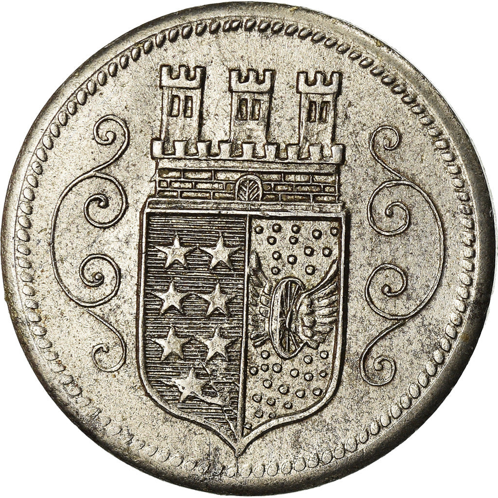 Coin, Germany, Notgeld, Ohligs, 10 Pfennig, 1920, AU(55-58), Iron