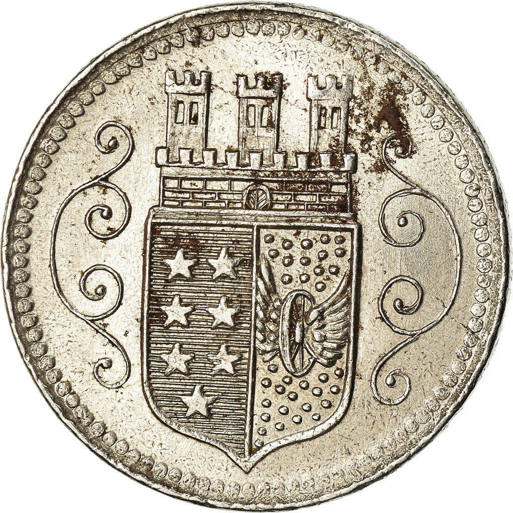 Coin, Germany, Notgeld, Ohligs, 10 Pfennig, 1920, AU(55-58), Iron