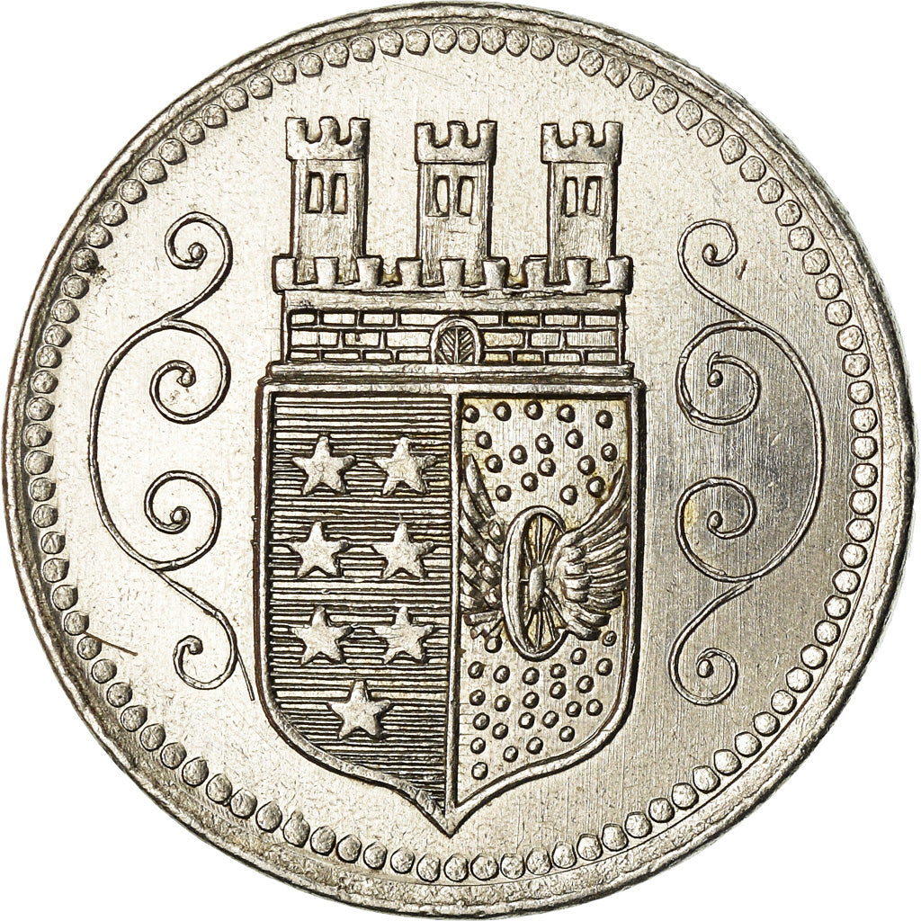 Coin, Germany, Notgeld, Ohligs, 10 Pfennig, 1920, MS(63), Iron