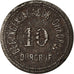 Coin, Germany, Kriegsgefangenengeld, Ohrdruf, 10 Pfennig, EF(40-45), Iron