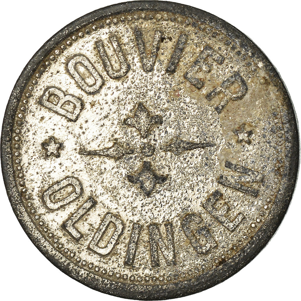 Moneta, Francja, Bouvier, Oldingen, Pfennig, EF(40-45), Nickel plated zinc