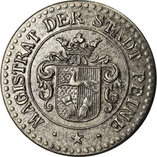 Münze, Deutschland, Kleingeldersatzmarke, Peine, 10 Pfennig, VZ, Iron