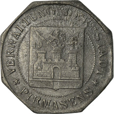 Coin, Germany, Kleingeldersatzmarke, Pirmasens, 10 Pfennig, 1917, EF(40-45)