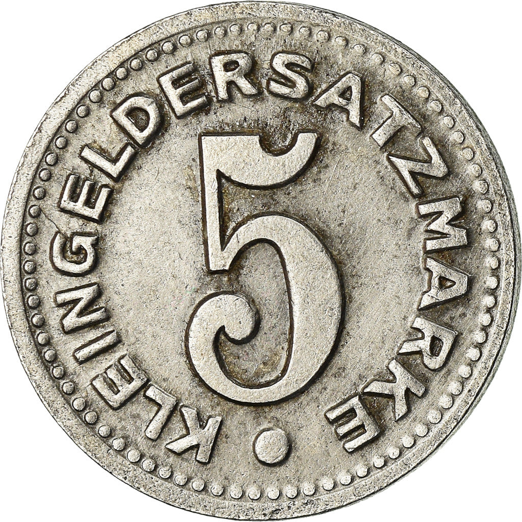 Monnaie, Allemagne, Kleingeldersatzmarke, Pirmasens, 5 Pfennig, 1919, SUP, Iron