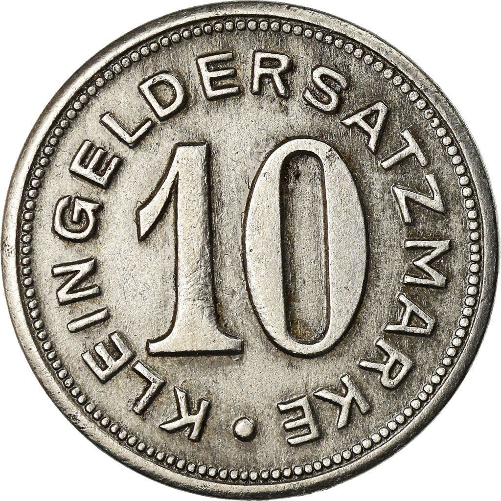 Münze, Deutschland, Kleingeldersatzmarke, Pirmasens, 10 Pfennig, 1919, VZ, Iron