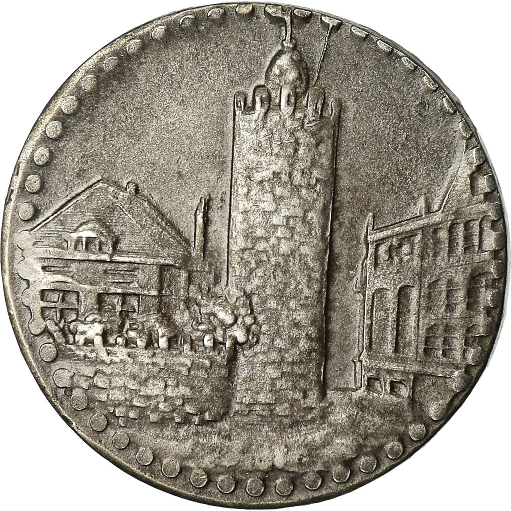 Coin, Germany, Notgeld, Pössneck, 5 Pfennig, 1919, EF(40-45), Iron