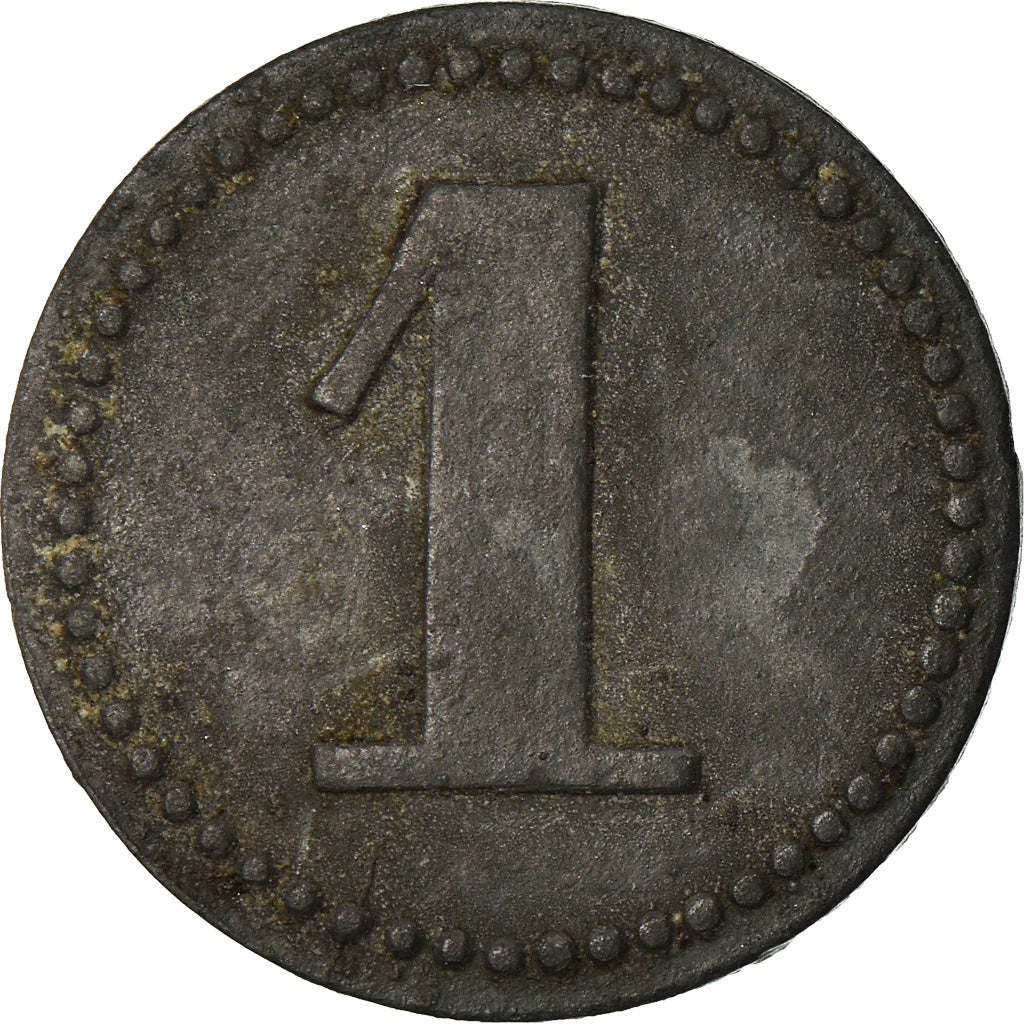 Coin, Germany, Kriegsgefangenenlager, Puchheim, 1 Pfennig, EF(40-45), Zinc