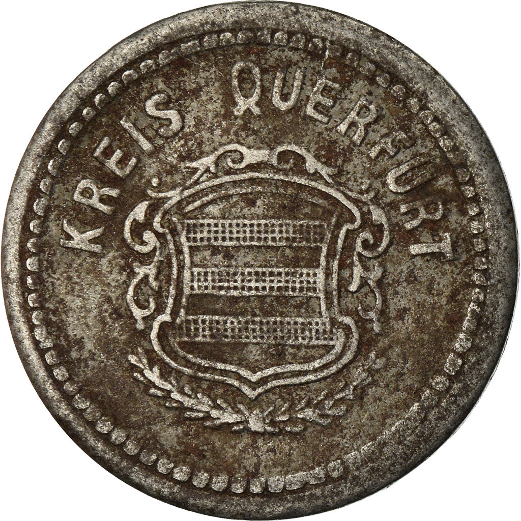 Coin, Germany, Kleingeldersatz, Querfurt, 5 Pfennig, 1918, EF(40-45), Iron