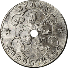 Coin, Germany, Kriegsnotgeld, Rudolstadt, 5 Pfennig, 1918, AU(50-53), Iron