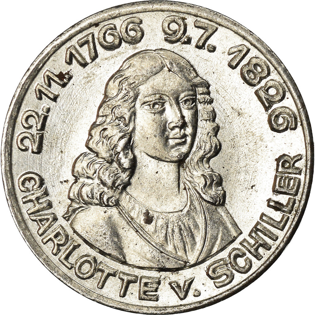 Monnaie, Allemagne, Charlotte v. Schiller, Rudolstadt, 10 Pfennig, 1920, SUP