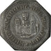 Coin, Germany, Kleingeldersatzmarke, Saarburg, 10 Pfennig, EF(40-45), Zinc