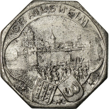Moneta, Germania, Kriegsnotgeld, Crailsheim, 10 Pfennig, 1918, BB+, Ferro