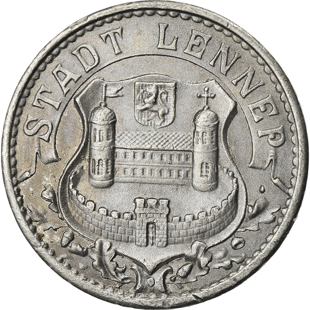 Monnaie, Allemagne, Notgeld, Lennep, 10 Pfennig, 1920, SUP, Aluminium
