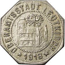 Coin, Germany, Kleingeldersatz, Leutkirch, 10 Pfennig, 1918, EF(40-45), Iron