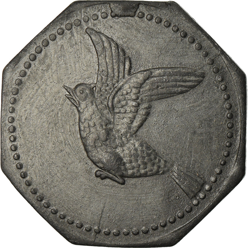 Moneta, Germania, Kriegsgeld, Lörrach, 10 Pfennig, 1917, BB+, Zinco