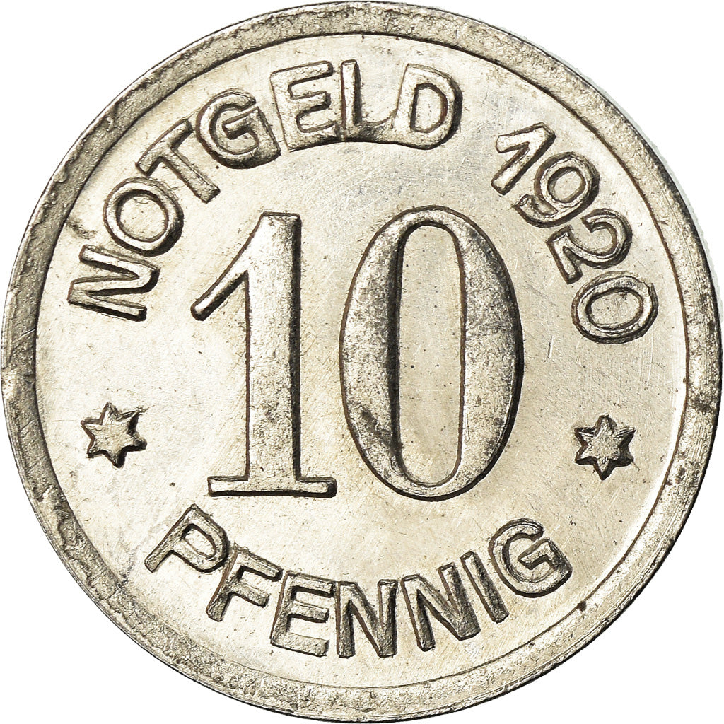 Moneta, Germania, Notgeld, Lörrach, 10 Pfennig, 1920, SPL-, Ferro