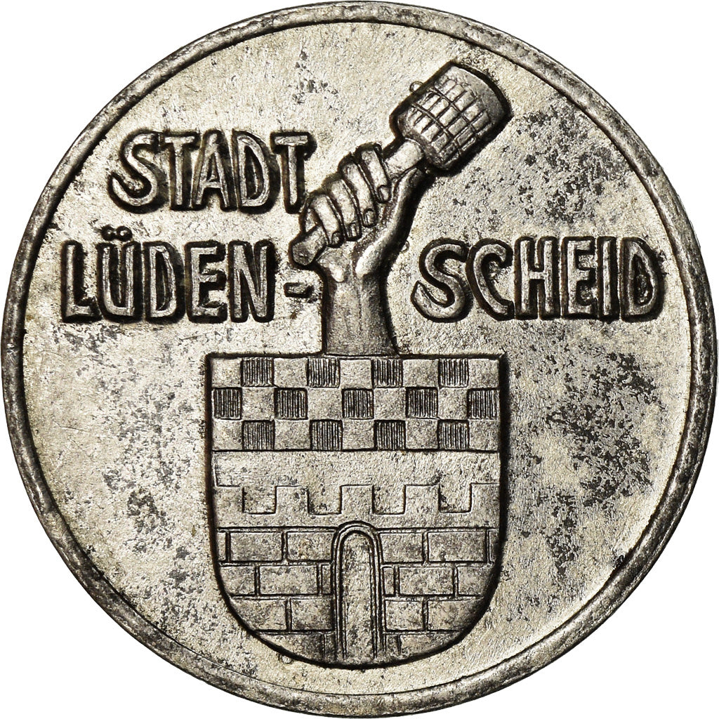 Münze, Deutschland, Kriegsgeld, Lüdenscheid, 10 Pfennig, 1918, SS+, Iron